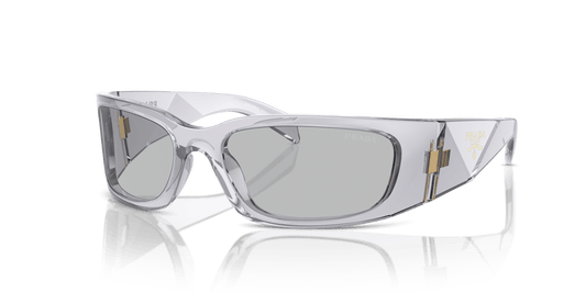 Prada Sunglasses Transparent Grey-Light Grey | PRADA PR A14S Transparent Grey-Light Grey