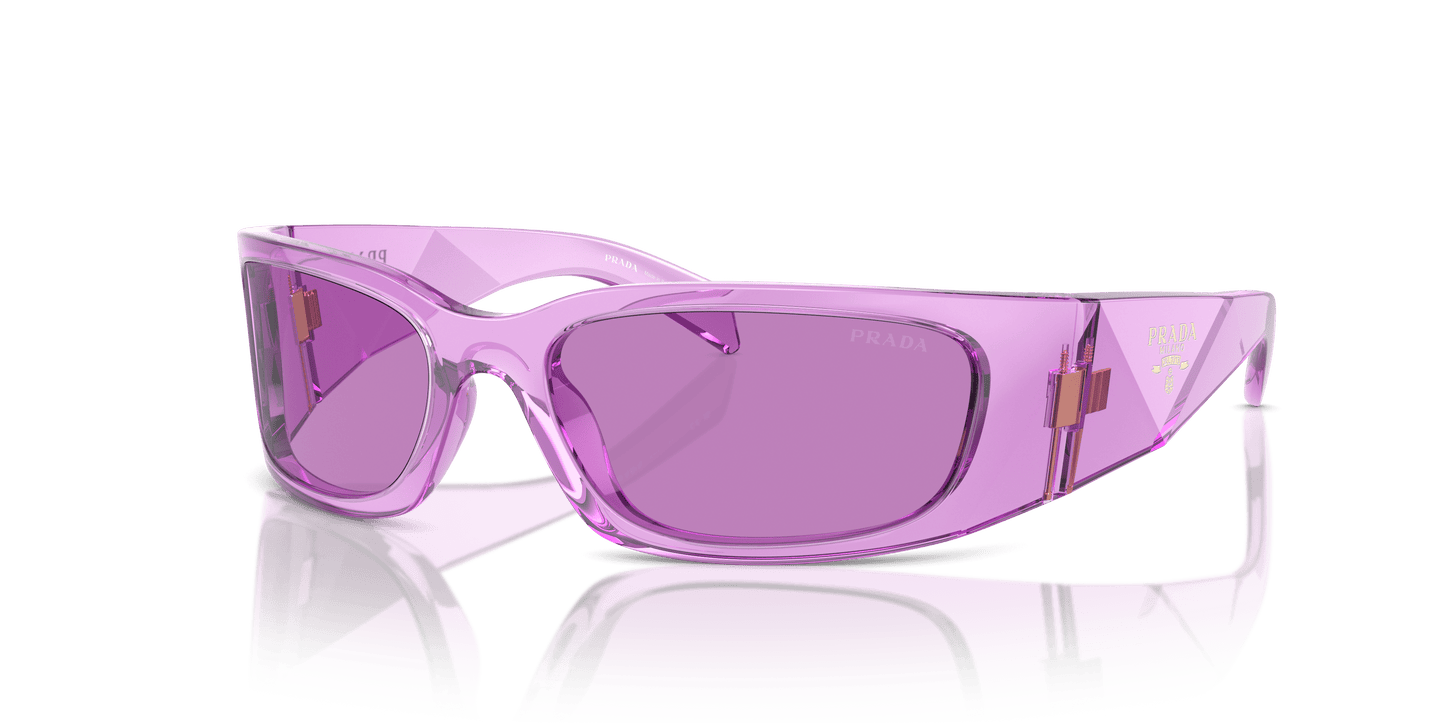 Prada Sunglasses Transparent Amethyst-Purple | PRADA PR A14S Transparent Amethyst-Purple