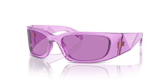 Prada Sunglasses Transparent Amethyst-Purple | PRADA PR A14S Transparent Amethyst-Purple
