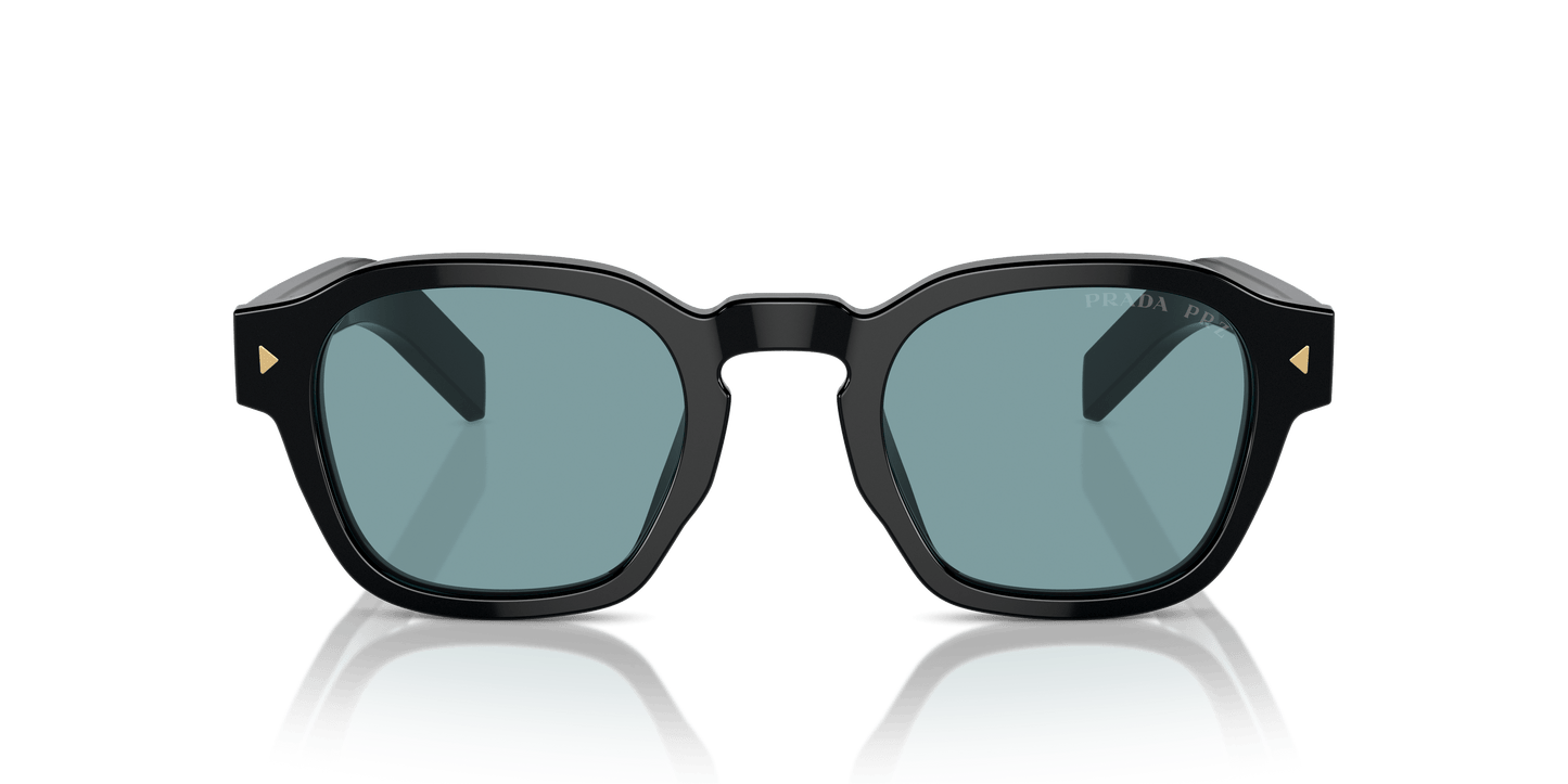 Prada PR A16S Black-Polarized Green Sunglasses
