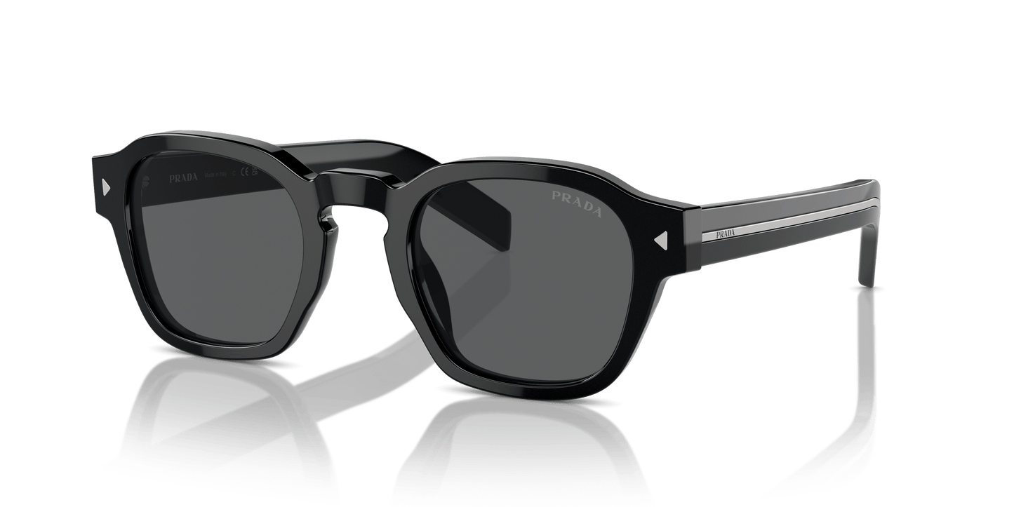 Prada Sunglasses Black-Dark Grey | Prada PR A16S Black-Dark Grey