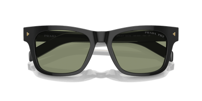 Prada PR A17S Black-Polarized Green Sunglasses