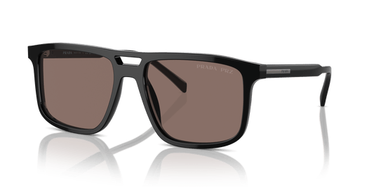 Prada Sunglasses Black-Polar Brown | Prada PR A22S Black-Polar Brown