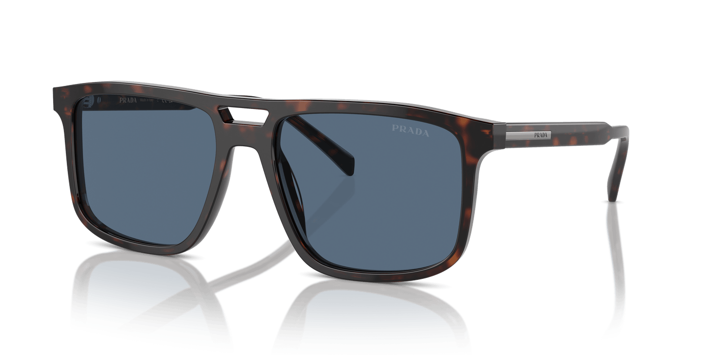 Prada Radica Sunglasses Tortoise-Dark Blue | Prada PR A22S Radica Tortoise-Dark Blue