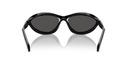 משקפי שמש פראדה שחור-אפור כהה | PRADA PR A23S Black-Dark Grey