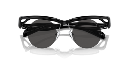 Prada Sunglasses Black-Dark Grey | PRADA PR A24S Black-Dark Grey