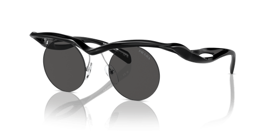 Prada Sunglasses Black-Dark Grey | PRADA PR A24S Black-Dark Grey