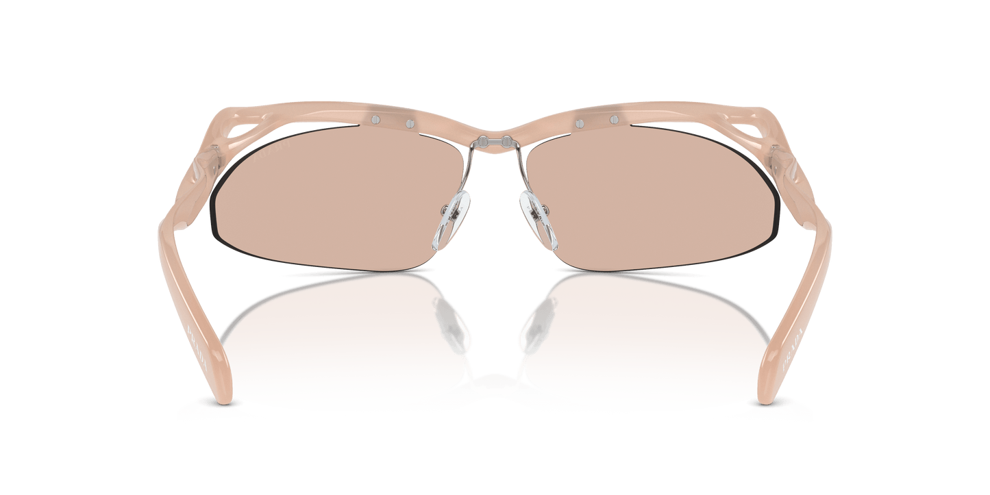 Prada Sunglasses Opal Peach-Light Brown | PRADA PR A25S Opal Peach-Light Brown