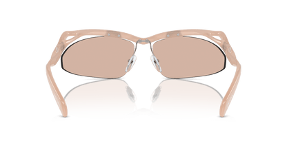 Prada Sunglasses Opal Peach-Light Brown | PRADA PR A25S Opal Peach-Light Brown