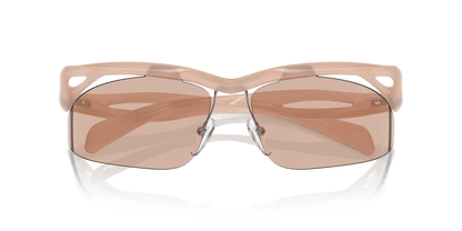 Prada Sunglasses Opal Peach-Light Brown | PRADA PR A25S Opal Peach-Light Brown