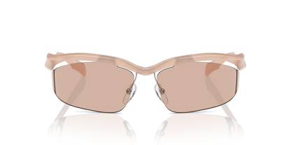 Prada Sunglasses Opal Peach-Light Brown | PRADA PR A25S Opal Peach-Light Brown