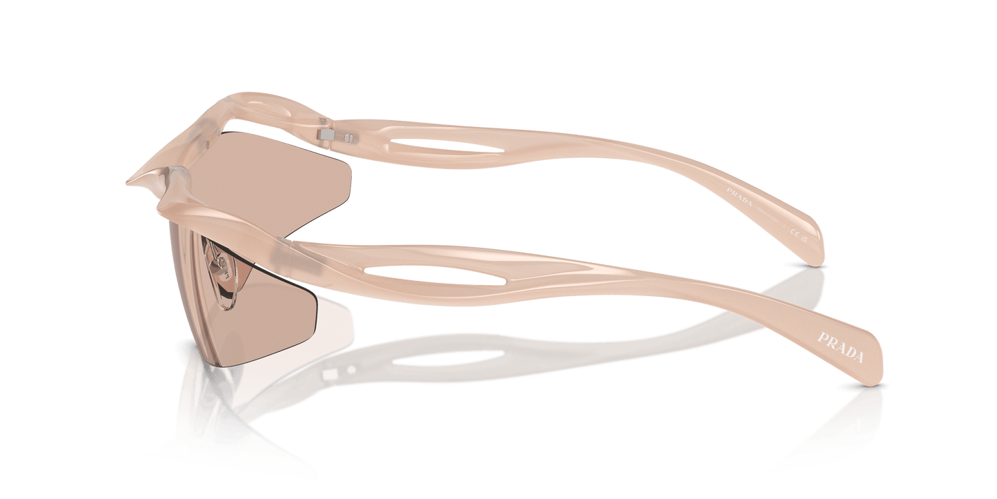 Prada Sunglasses Opal Peach-Light Brown | PRADA PR A25S Opal Peach-Light Brown