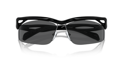 משקפי שמש פראדה שחור-אפור כהה | PRADA PR A25S Black-Dark Grey