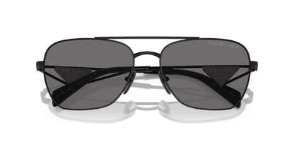 Prada PR A50S Metal Black-Dark Grey Polar Sunglasses