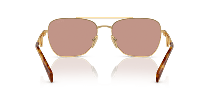 Prada Sunglasses Gold-Dark Violet | PRADA PR A50S Gold-Dark Violet