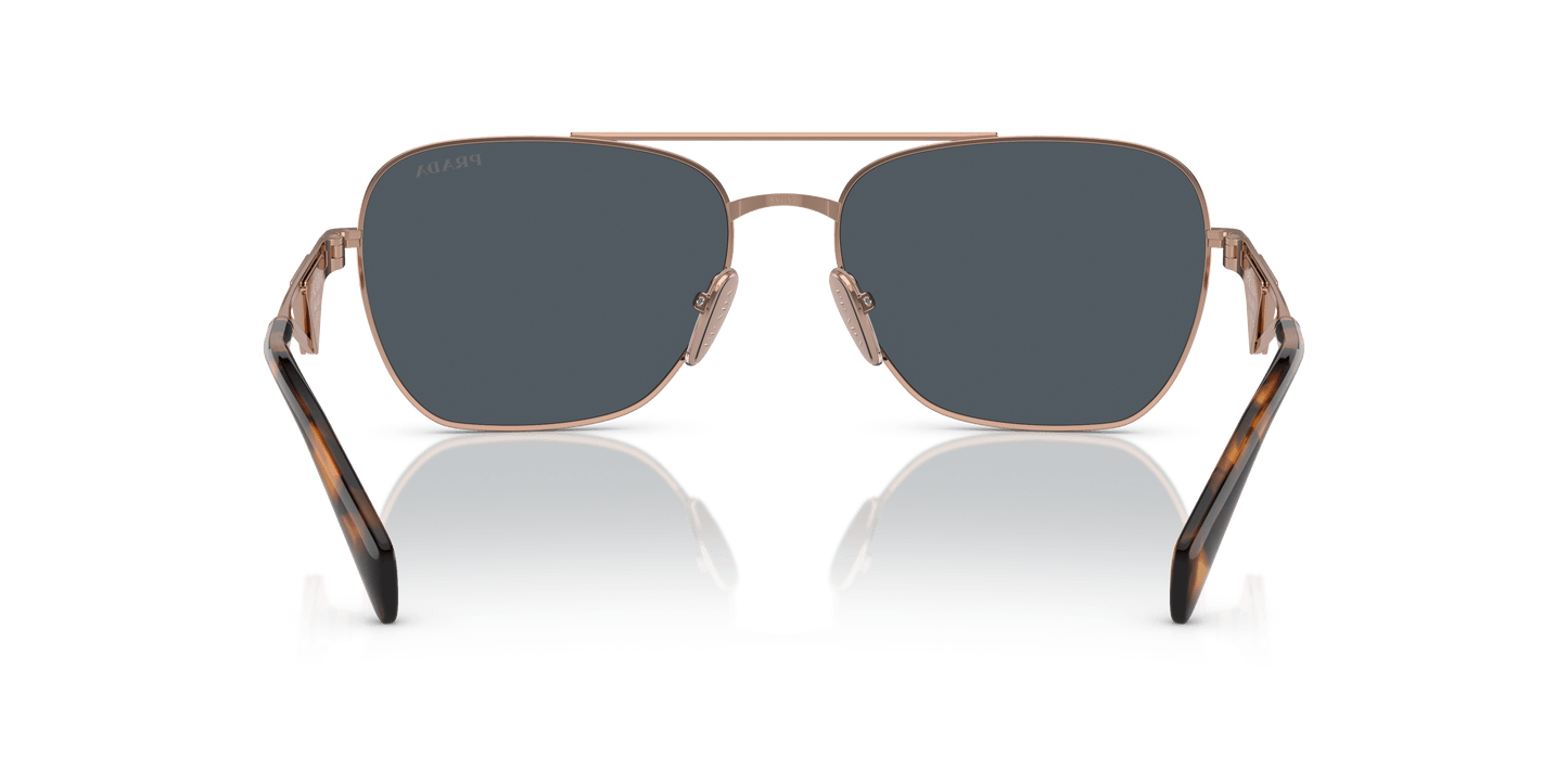 Prada Rose Gold-Dark Grey Sunglasses | PRADA PR A50S Rose Gold-Dark Grey