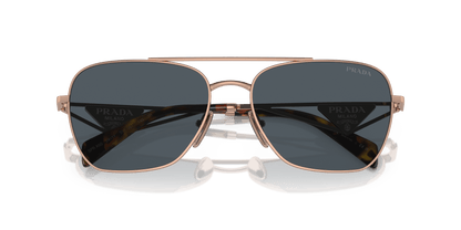 Prada Rose Gold-Dark Grey Sunglasses | PRADA PR A50S Rose Gold-Dark Grey
