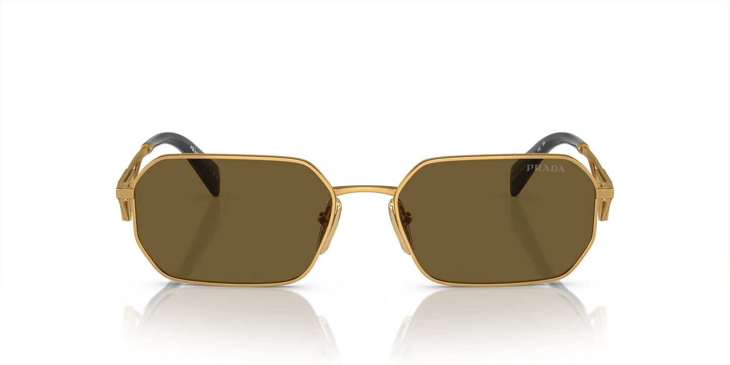 Prada Sunglasses Gold-Brown | Prada PR A51S Gold-Brown