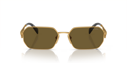 Prada Sunglasses Gold-Brown | Prada PR A51S Gold-Brown