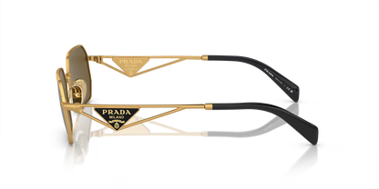 Prada Sunglasses Gold-Brown | Prada PR A51S Gold-Brown