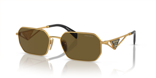 Prada Sunglasses Gold-Brown | Prada PR A51S Gold-Brown