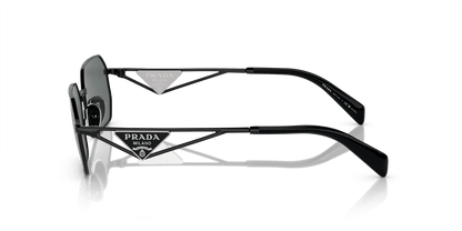 Prada Sunglasses Black-Black Grey Polar | PRADA PR A51S Black-Black Grey Polar