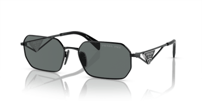 Prada Sunglasses Black-Black Grey Polar | PRADA PR A51S Black-Black Grey Polar