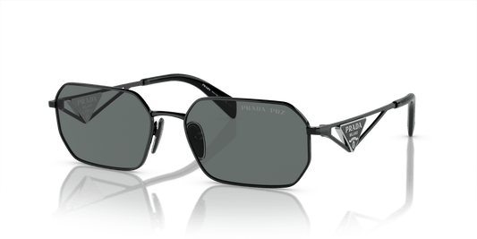 Prada Sunglasses Black-Black Grey Polar | PRADA PR A51S Black-Black Grey Polar