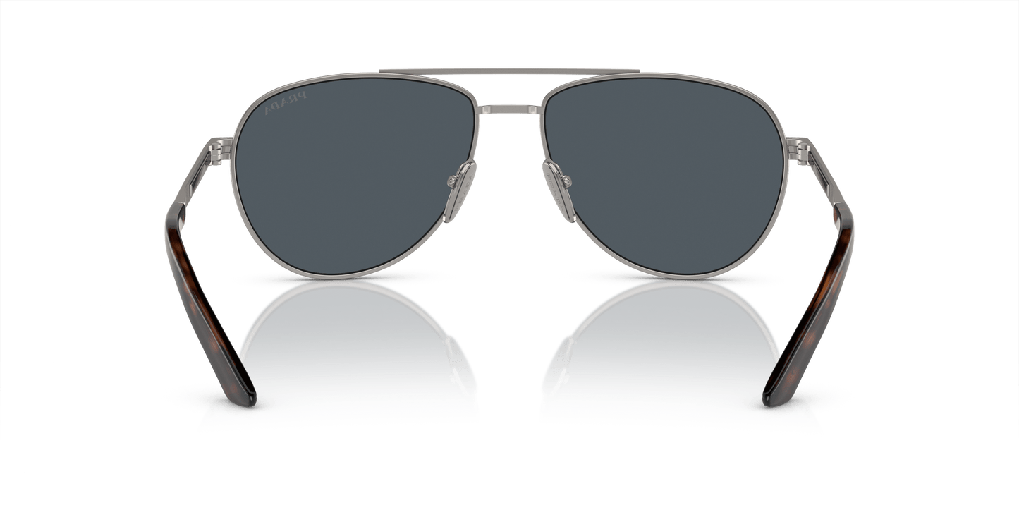 Prada PR A54S Matte Gunmetal-Dark Grey Sunglasses