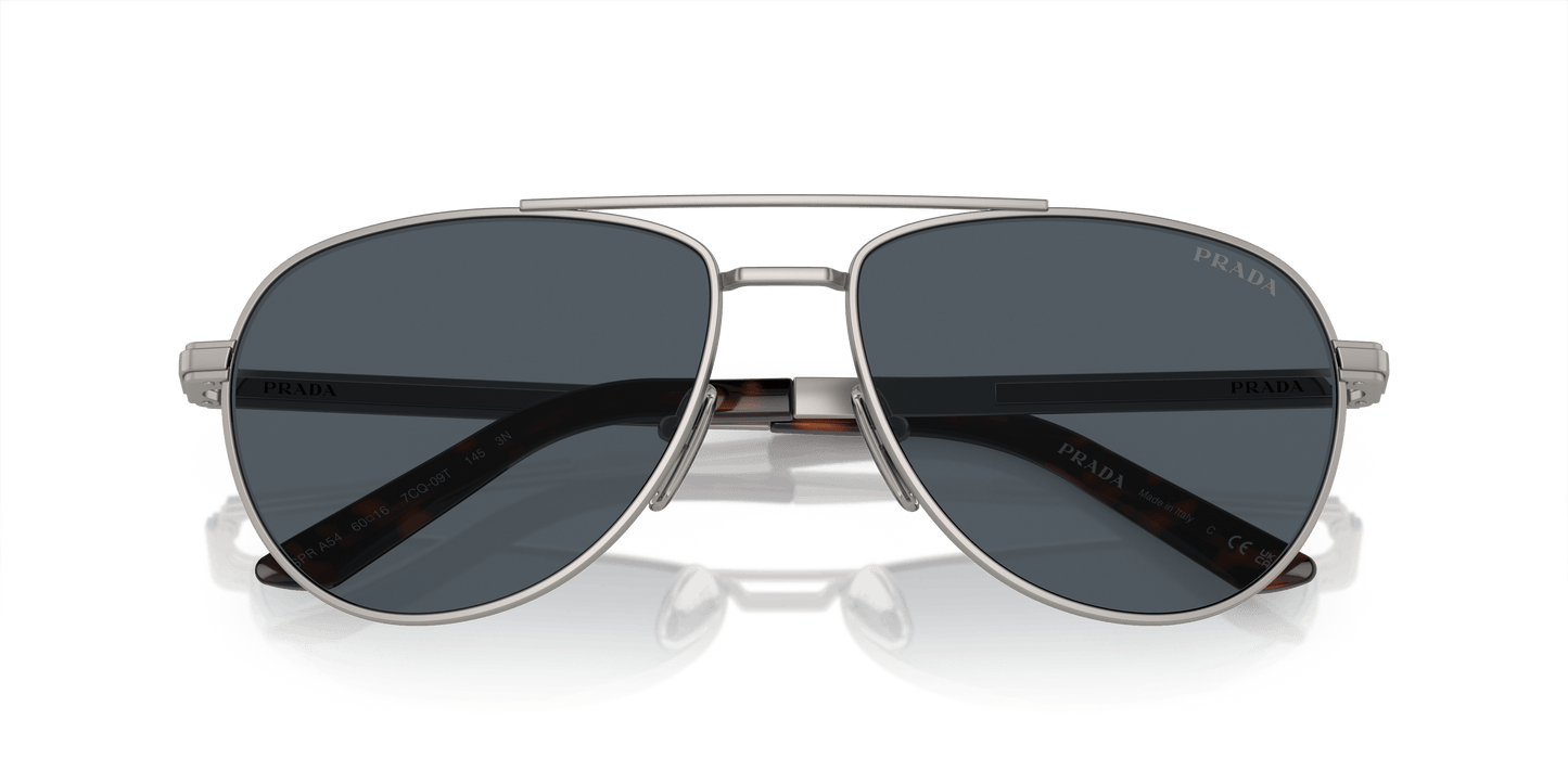 Prada PR A54S Matte Gunmetal-Dark Grey Sunglasses