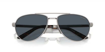 Prada PR A54S Matte Gunmetal-Dark Grey Sunglasses