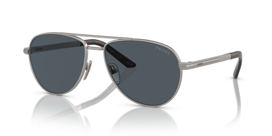 Prada PR A54S Matte Gunmetal-Dark Grey Sunglasses