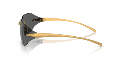 Prada Sunglasses Satin Yellow Gold-Dark Grey | PRADA PR A56S Satin Yellow Gold-Dark Grey