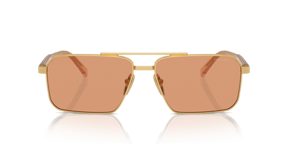 משקפי שמש פראדה זהב-כתום | Prada PR A57S Gold-Orange