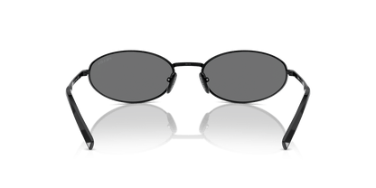 Prada Sunglasses Black-Grey Mirror Silver | PRADA PR A59S Black-Grey Mirror Silver