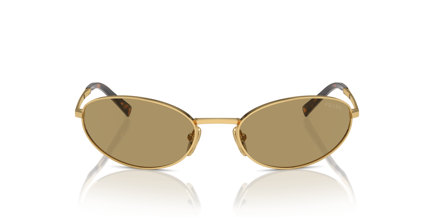 Prada Sunglasses Olive Gold-Green | PRADA PR A59S Gold-Green Olive