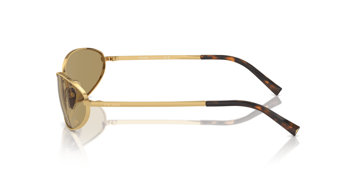 Prada Sunglasses Olive Gold-Green | PRADA PR A59S Gold-Green Olive