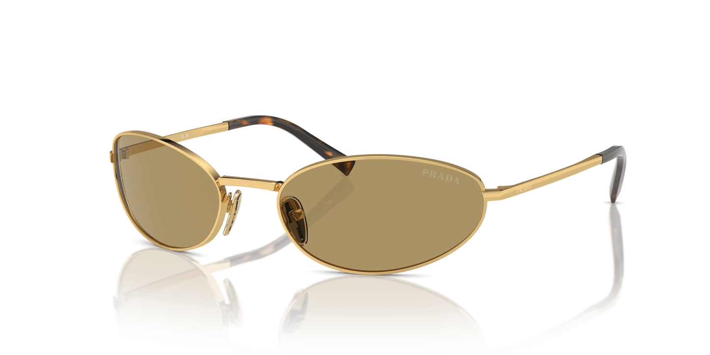 Prada Sunglasses Olive Gold-Green | PRADA PR A59S Gold-Green Olive