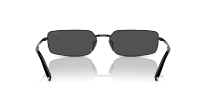 משקפי שמש פראדה שחור-אפור כהה | PRADA PR A60S Black-Dark Grey