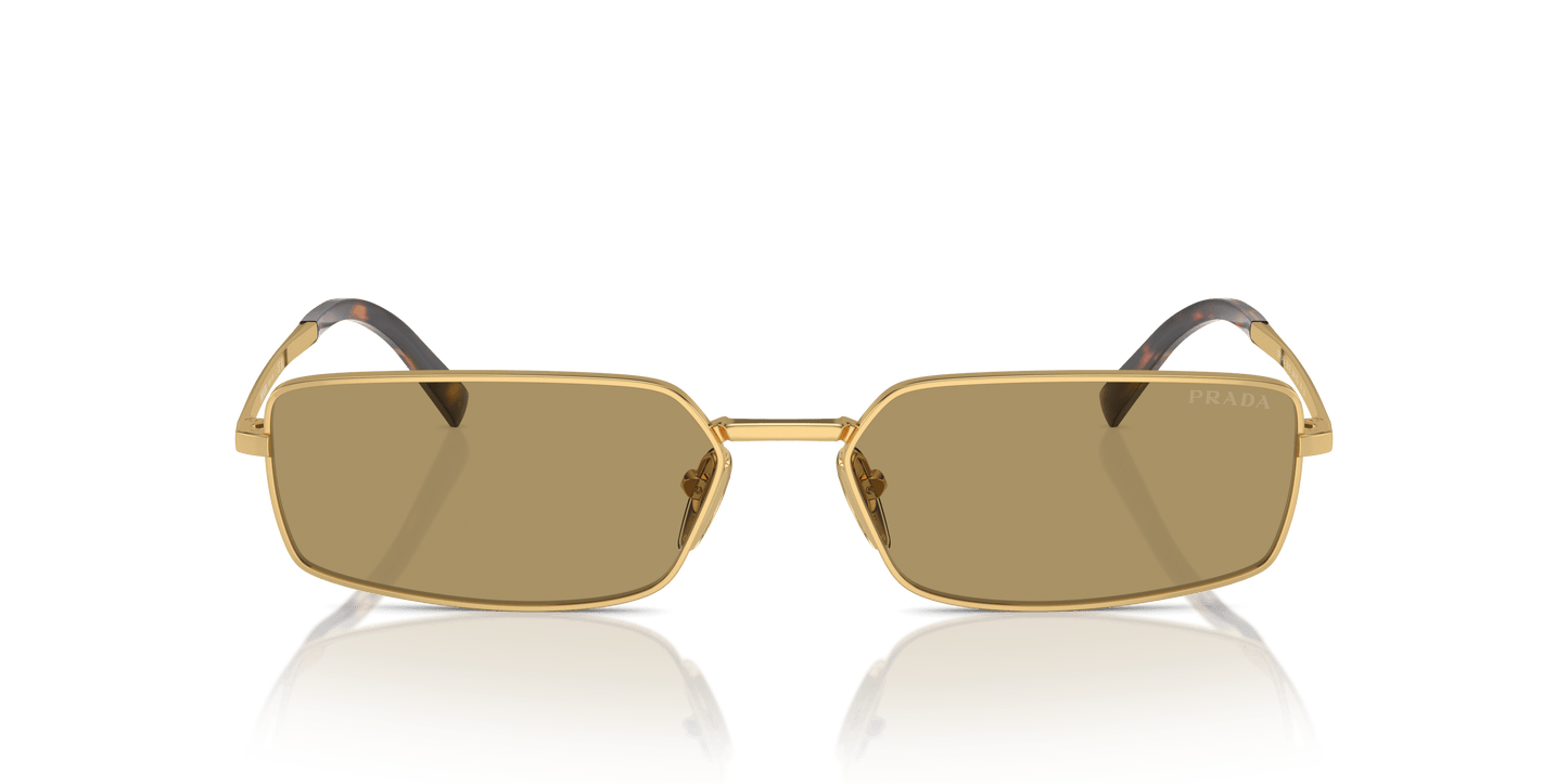 Prada Sunglasses Olive Gold-Green | PRADA PR A60S Gold-Green Olive