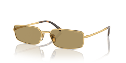 Prada Sunglasses Olive Gold-Green | PRADA PR A60S Gold-Green Olive