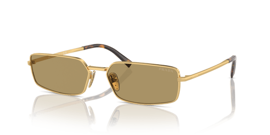 Prada Sunglasses Olive Gold-Green | PRADA PR A60S Gold-Green Olive