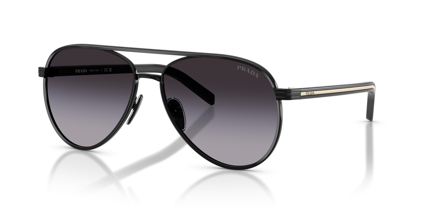 Prada Sunglasses Black-Grey | Prada PR B57S Black-Grey