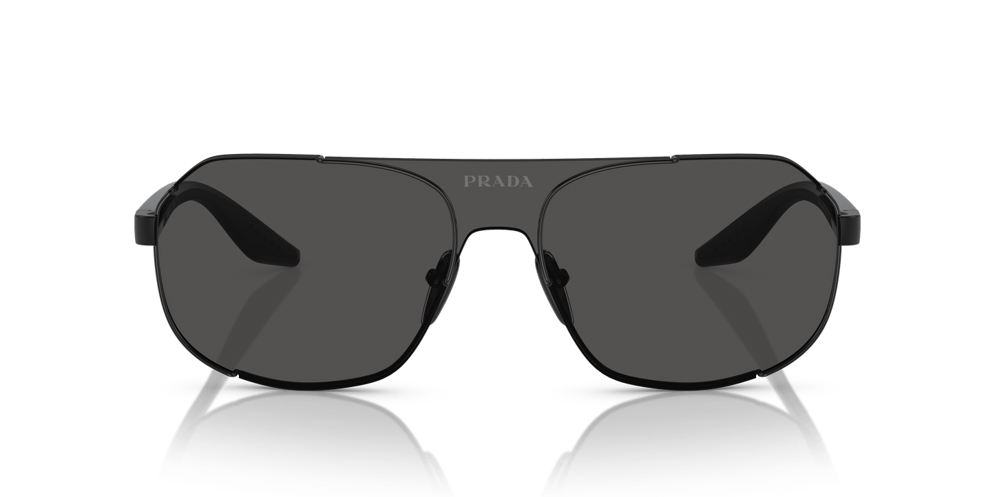 משקפי שמש של פראדה לינה רוסה שחור-אפור כהה | PRADA LINEA ROSSA PS 53YS Black-Dark Grey