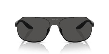 משקפי שמש של פראדה לינה רוסה שחור-אפור כהה | PRADA LINEA ROSSA PS 53YS Black-Dark Grey