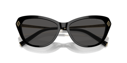 משקפי שמש ראלף לורן שחור-אפור כהה | RALPH LAUREN  RL8224U THE ELLA Black-Dark Grey