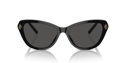 משקפי שמש ראלף לורן שחור-אפור כהה | RALPH LAUREN  RL8224U THE ELLA Black-Dark Grey