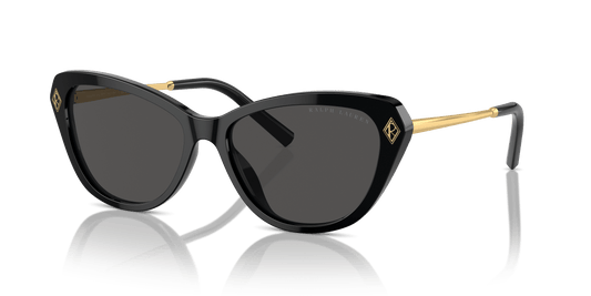 משקפי שמש ראלף לורן שחור-אפור כהה | RALPH LAUREN  RL8224U THE ELLA Black-Dark Grey