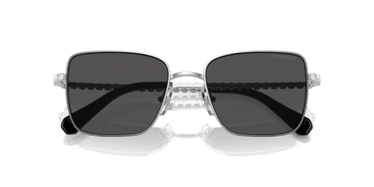 משקפי שמש של סברובסקי אפור-כסף | SWAROVSKI SK7015 Silver-Dark Grey