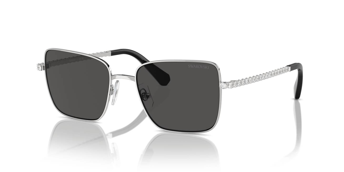 משקפי שמש של סברובסקי אפור-כסף | SWAROVSKI SK7015 Silver-Dark Grey